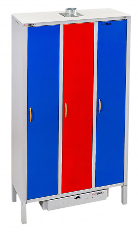  Шкаф сушильный для детского сада Капитошка-Эконом 3  ЗМК Комфорт (1641х1020х373мм) 
