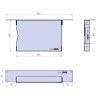 Полка для канистры 35*300*190